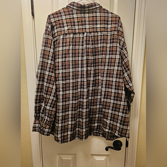 St. Johns Bay Mens Flannel 3XLT - Picture 3 of 4